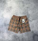 Burberry house check swim shorts