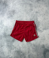 Moncler red swim shorts