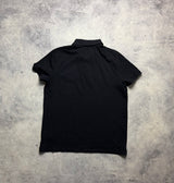 Moncler navy oversized logo polo shirt