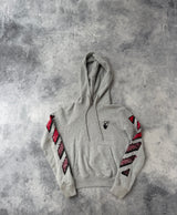 Off-white marker grey hoodie