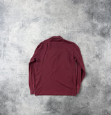 Stone island L/S burgundy polo shirt