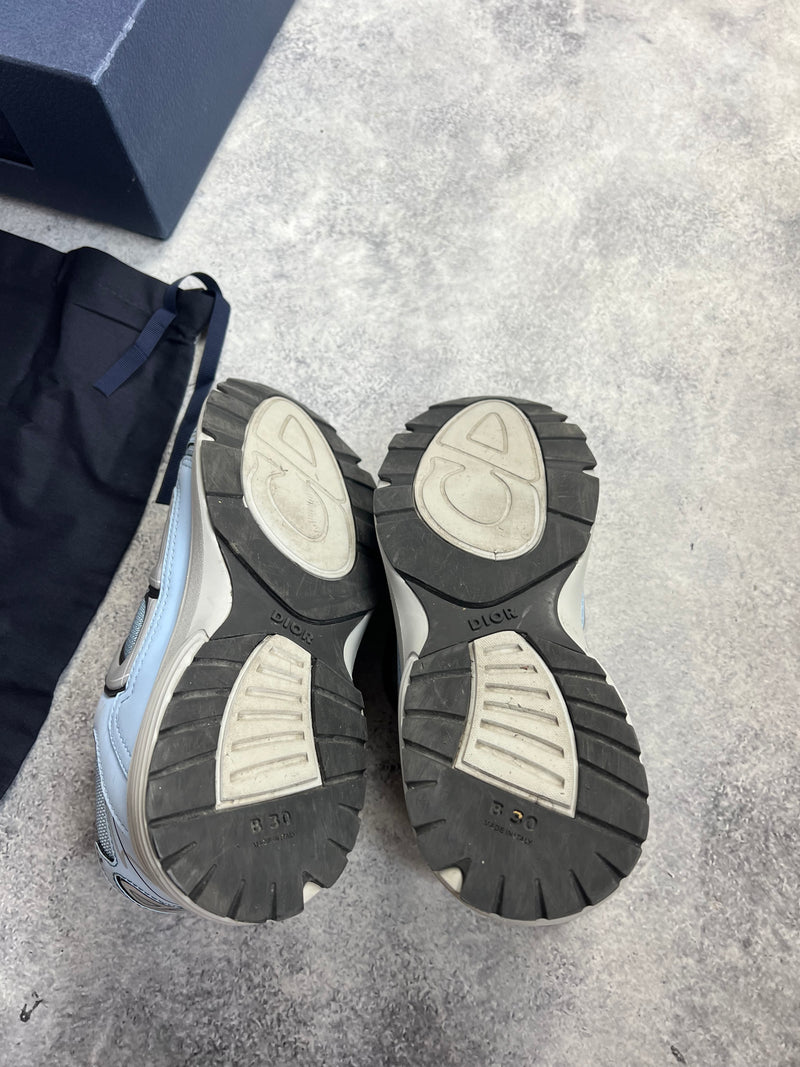Dior B30 blue & grey reflective trainers