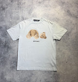 Palm angels baby blue kill the bear tee