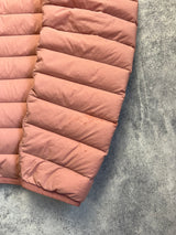 Stone island 2021 pink loom woven down coat