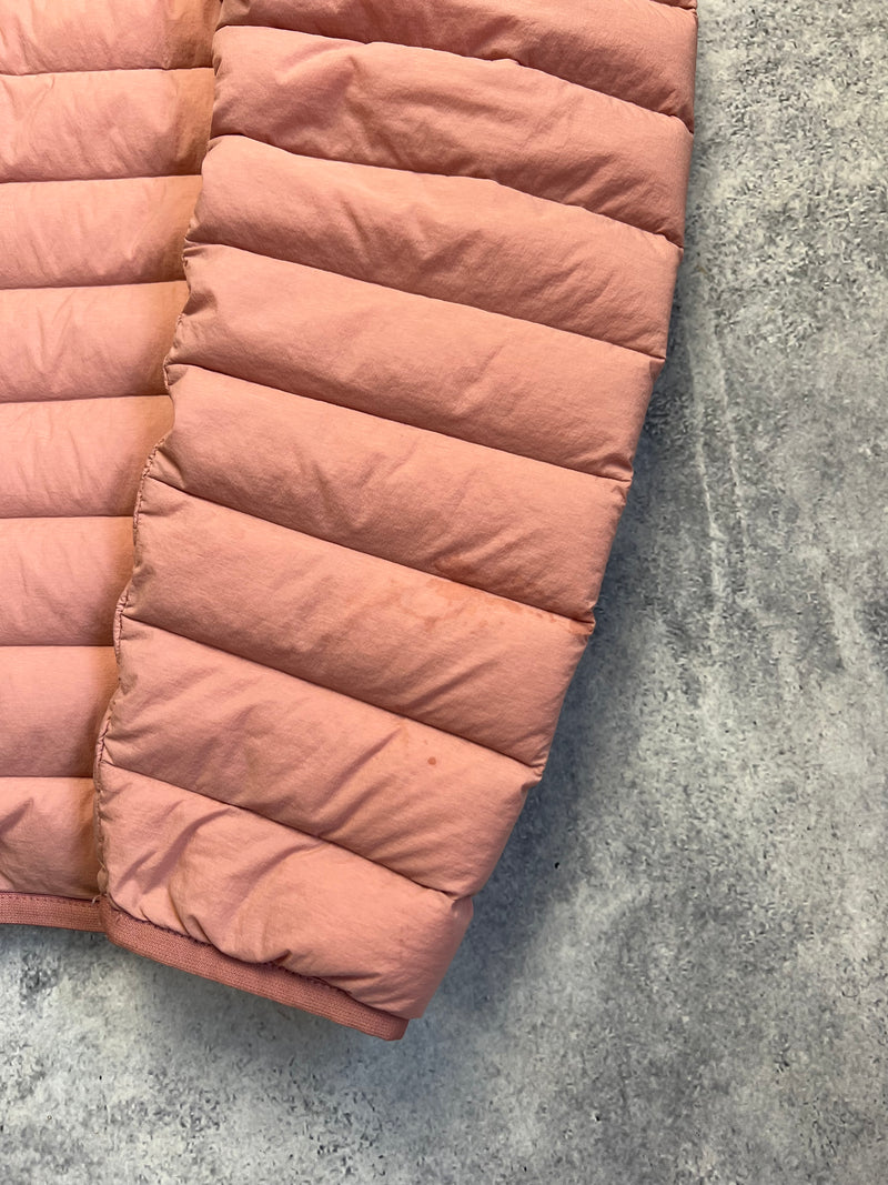 Stone island 2021 pink loom woven down coat