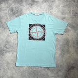Stone island 2022 baby blue tee