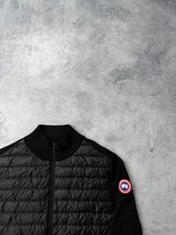 Canada goose black Hybridge knit jacket