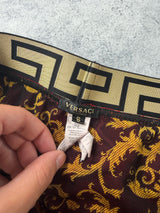Versace red swim shorts