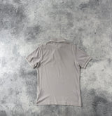 Stone island grey polo shirt