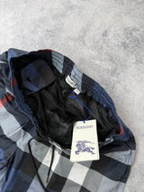 Burberry blue check swim shorts