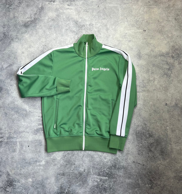 Palm angels green track jacket