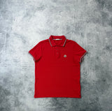 Moncler red polo shirt