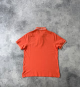 Stone island orange polo shirt
