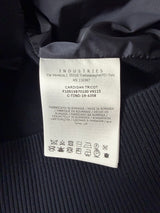 Moncler navy hooded tricot cardigan