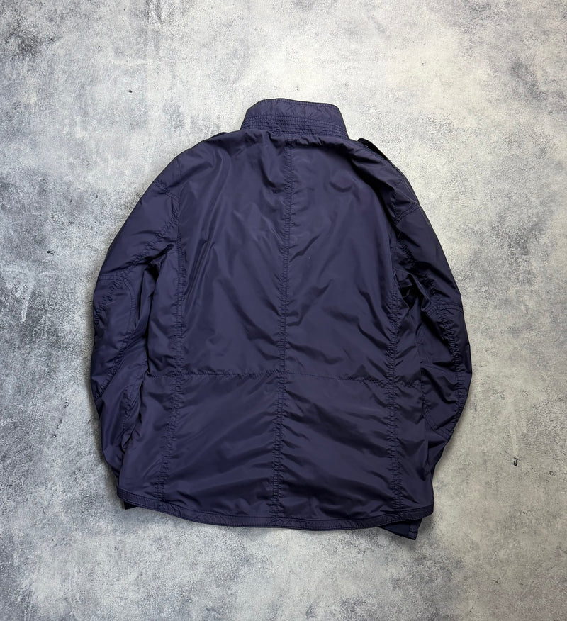 Moncler mate multi pocket navy jacket