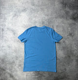 Moncler blue spellout logo tee