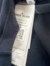 Stone island SS22 navy compass logo tee
