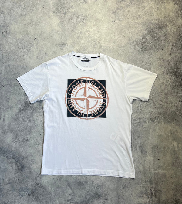 Stone island 2022 white tee