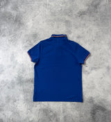 Moncler blue polo shirt