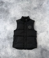 Canada goose black Garson quilted cotton blend gilet