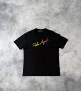 Palm angels black Miami logo tee