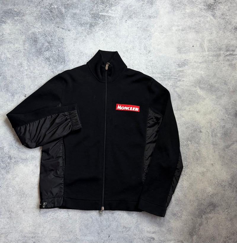 Moncler black tricot cardigan