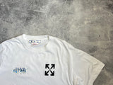 Off-white 90’s liquid white graphic tee