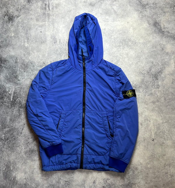 Stone island 2021 comfort tech polartec blue jacket