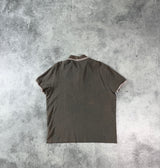 Moncler grey polo shirt
