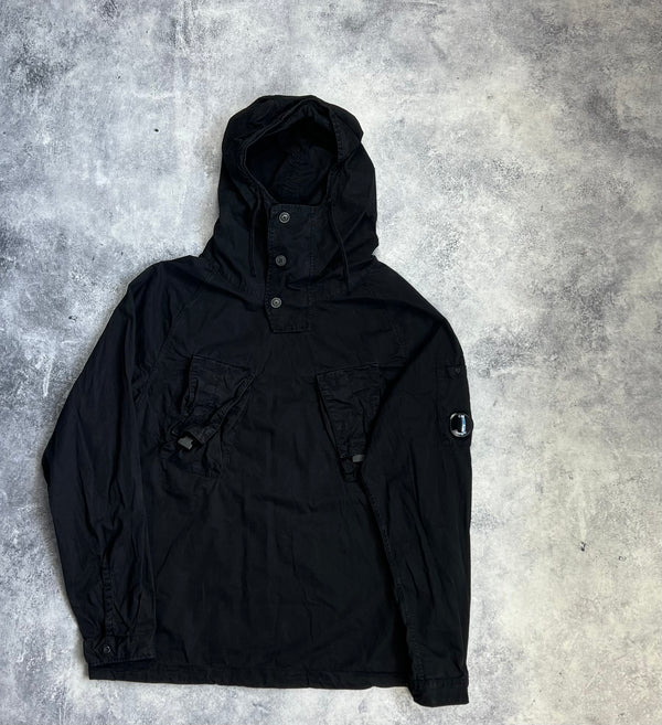 CP company black popover smock