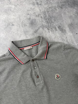 Moncler grey polo shirt