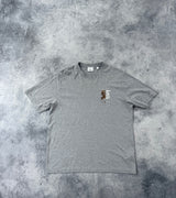Burberry grey hesford TB monogram embroidery tee