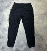Stone island navy cuffed cargo trousers