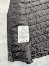 Stone island micro rip stop black down gilet