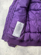 Stone island purple crinkle reps NY down jacket