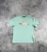 Palm angels baby blue shark tee