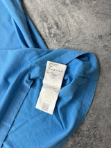 Moncler blue spellout logo tee