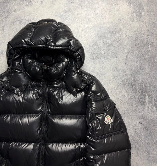 Moncler black maya giubbotto jacket