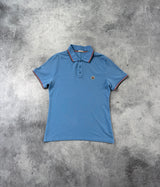 Moncler baby blue polo shirt