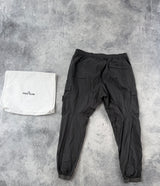 Stone island charcoal grey cargo trousers