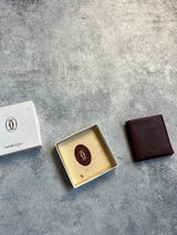 Cartier vintage wine red wallet