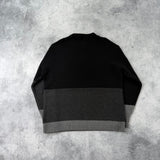 Off-white blocked knit crewneck