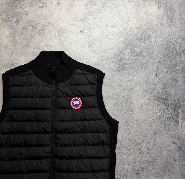 Canada goose black knit gilet