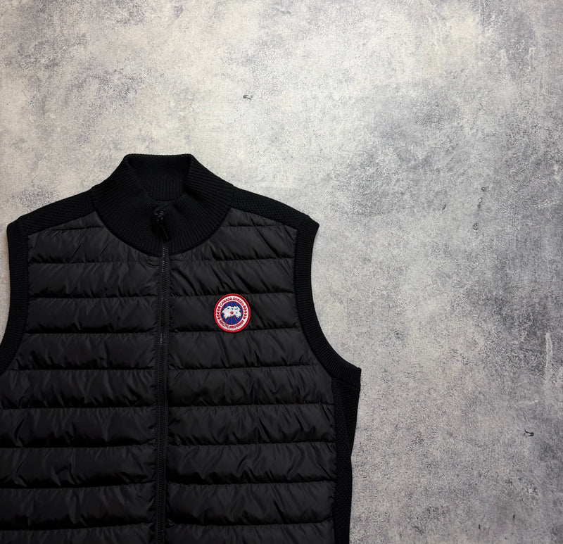 Canada goose black knit gilet