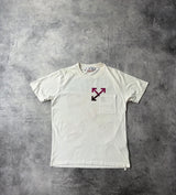 Off-white gradient white tee