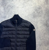 Moncler navy tricot cardigan