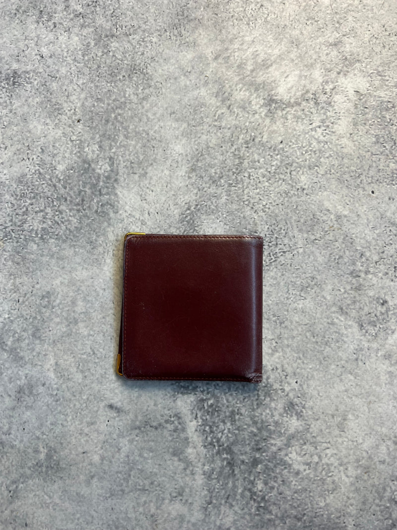 Cartier vintage wine red wallet