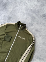 Palm angels khaki track jacket