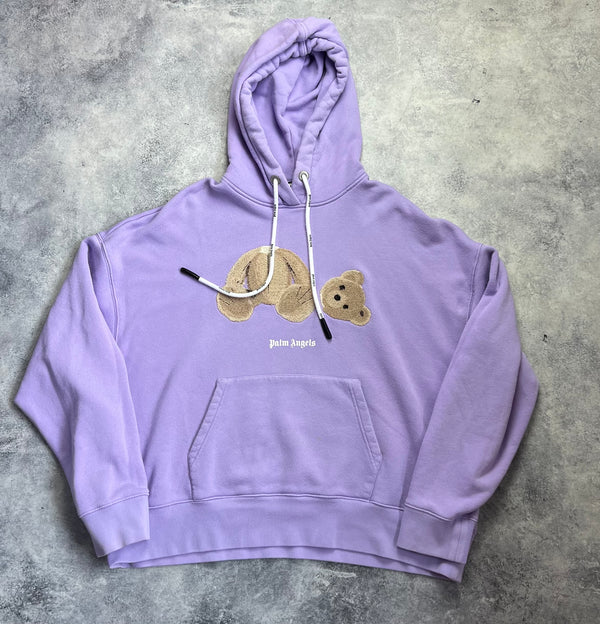 Palm angels lilac kill the bear hoodie