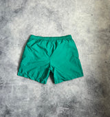Moncler green swim shorts